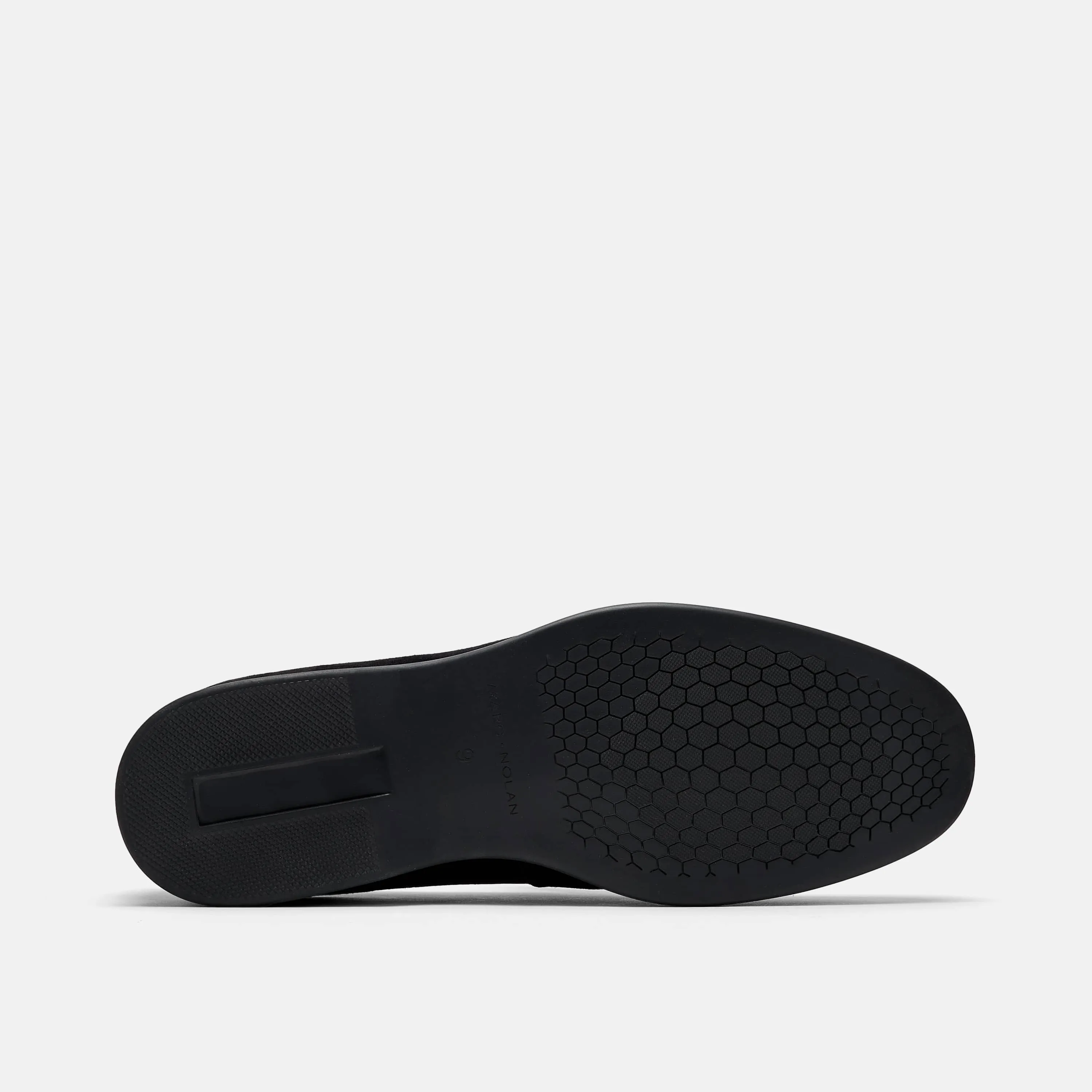 Alessandro Black Suede Venetian Loafers