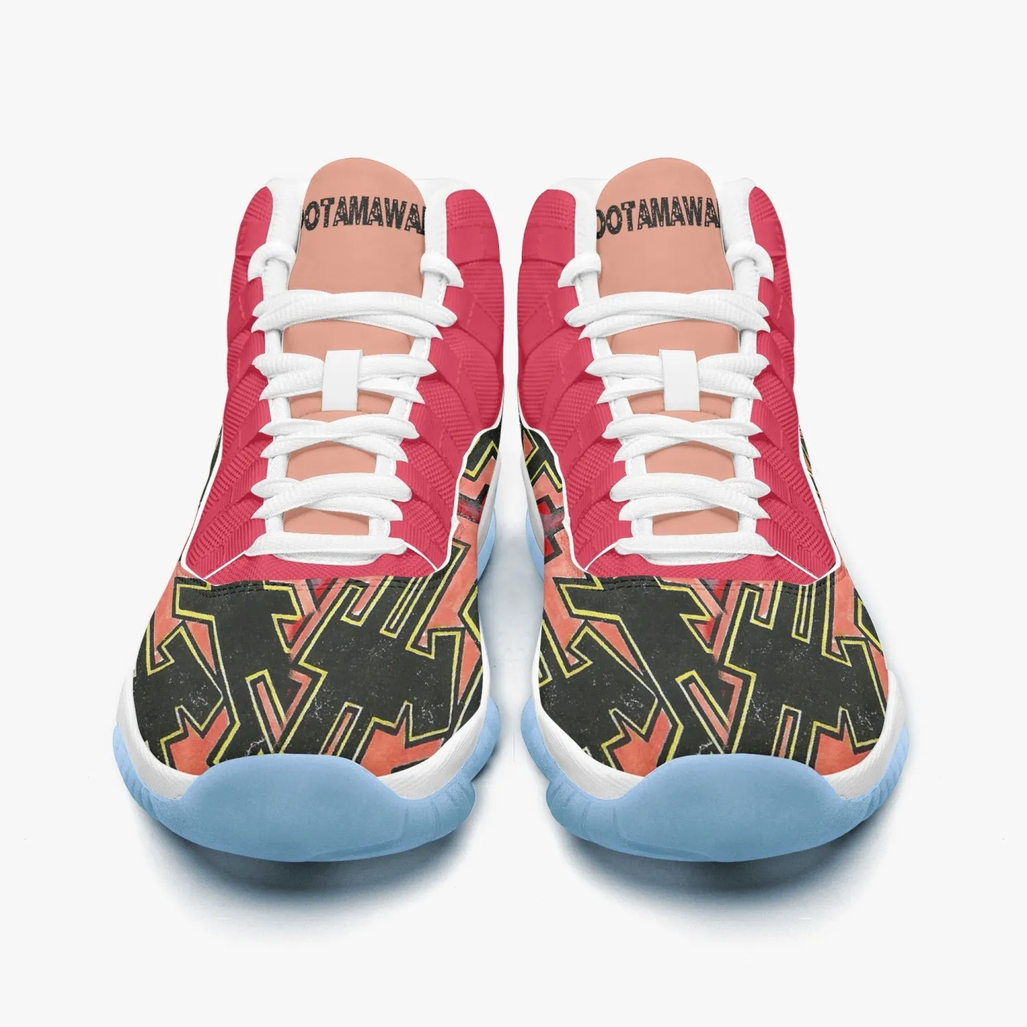 Basketball Sneakers -Blue Sole & Red