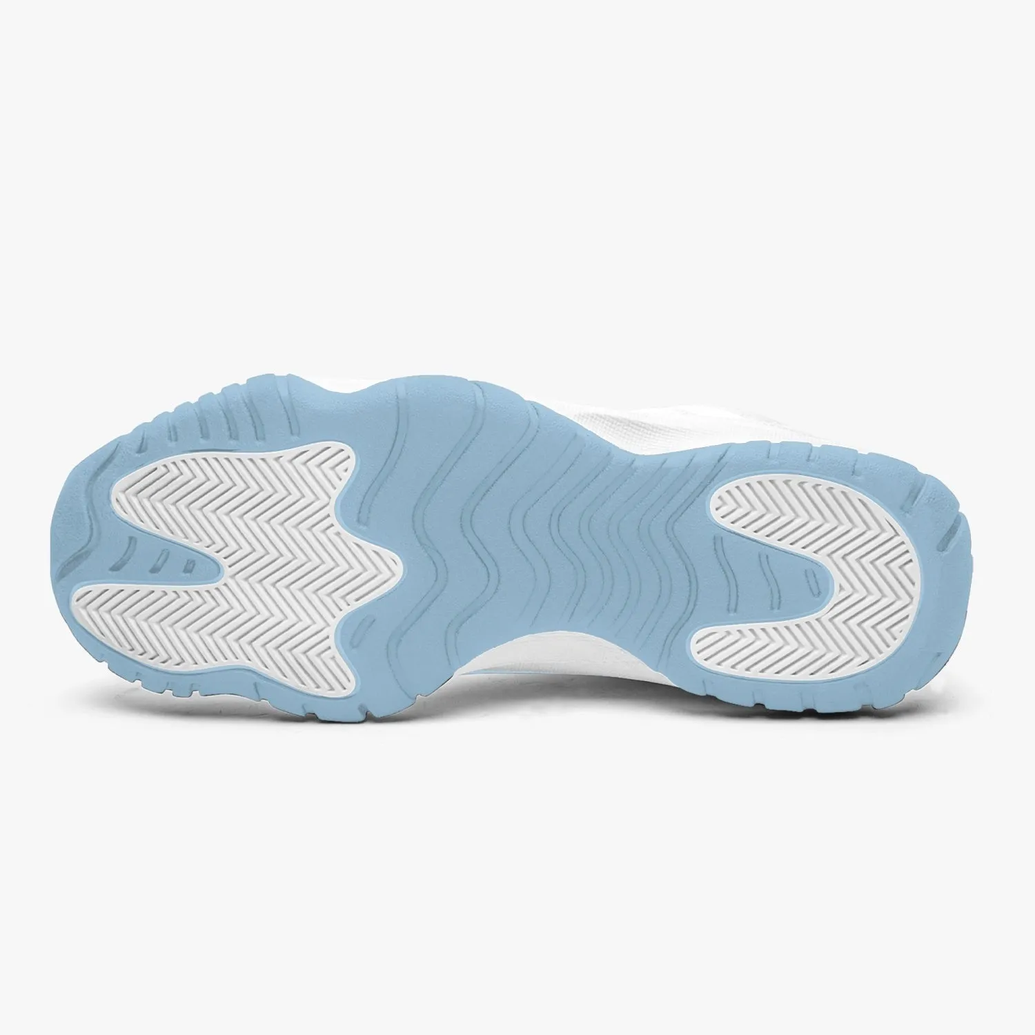 Basketball Sneakers -Blue Sole & Red