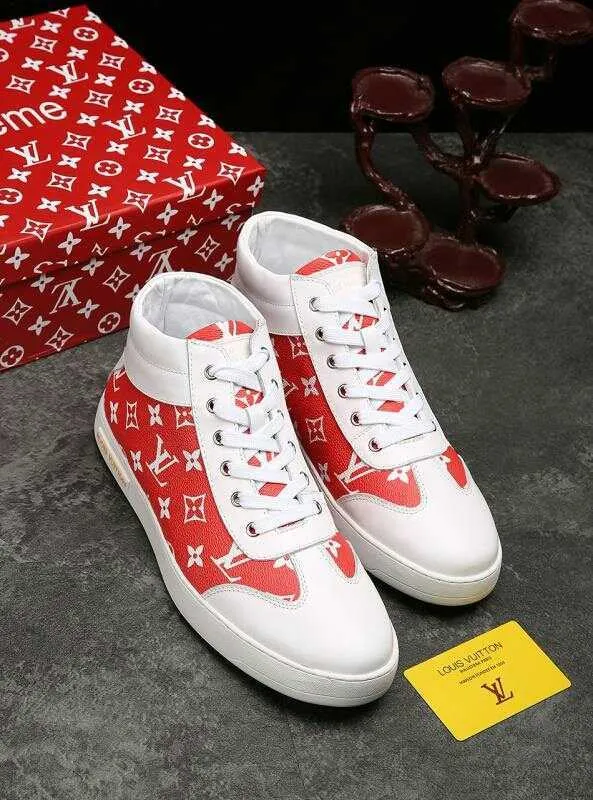 CE - LUV HIgh Top White Red Sneaker