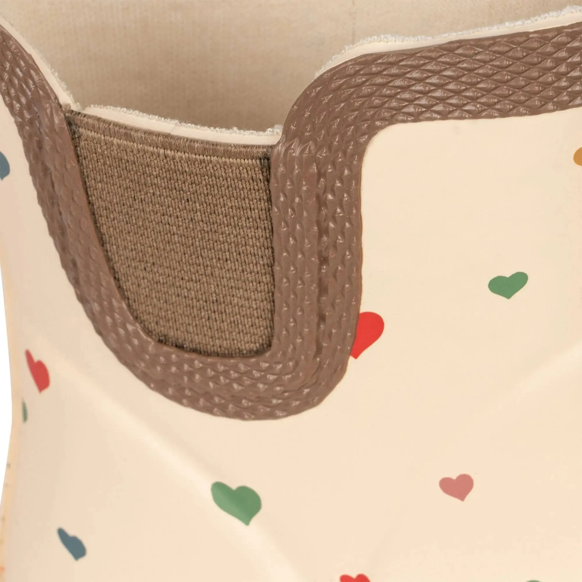 Children's Brume Welly Rain Boots - Multi Foil Hearts