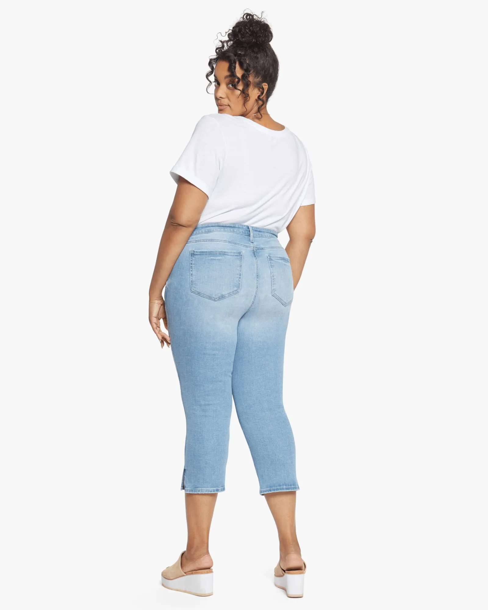Chloe Side Slit Capri | Easley