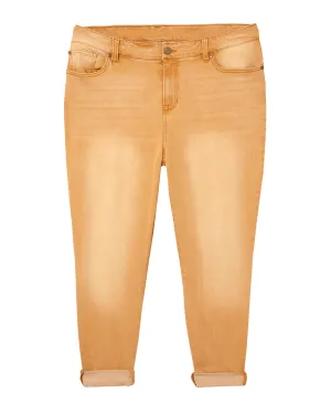 Gardner Double Rolled Capri | Yellow
