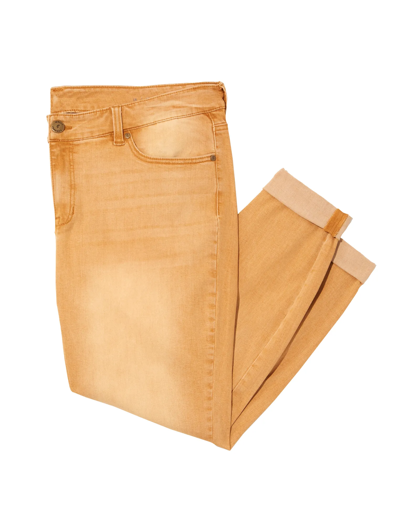 Gardner Double Rolled Capri | Yellow