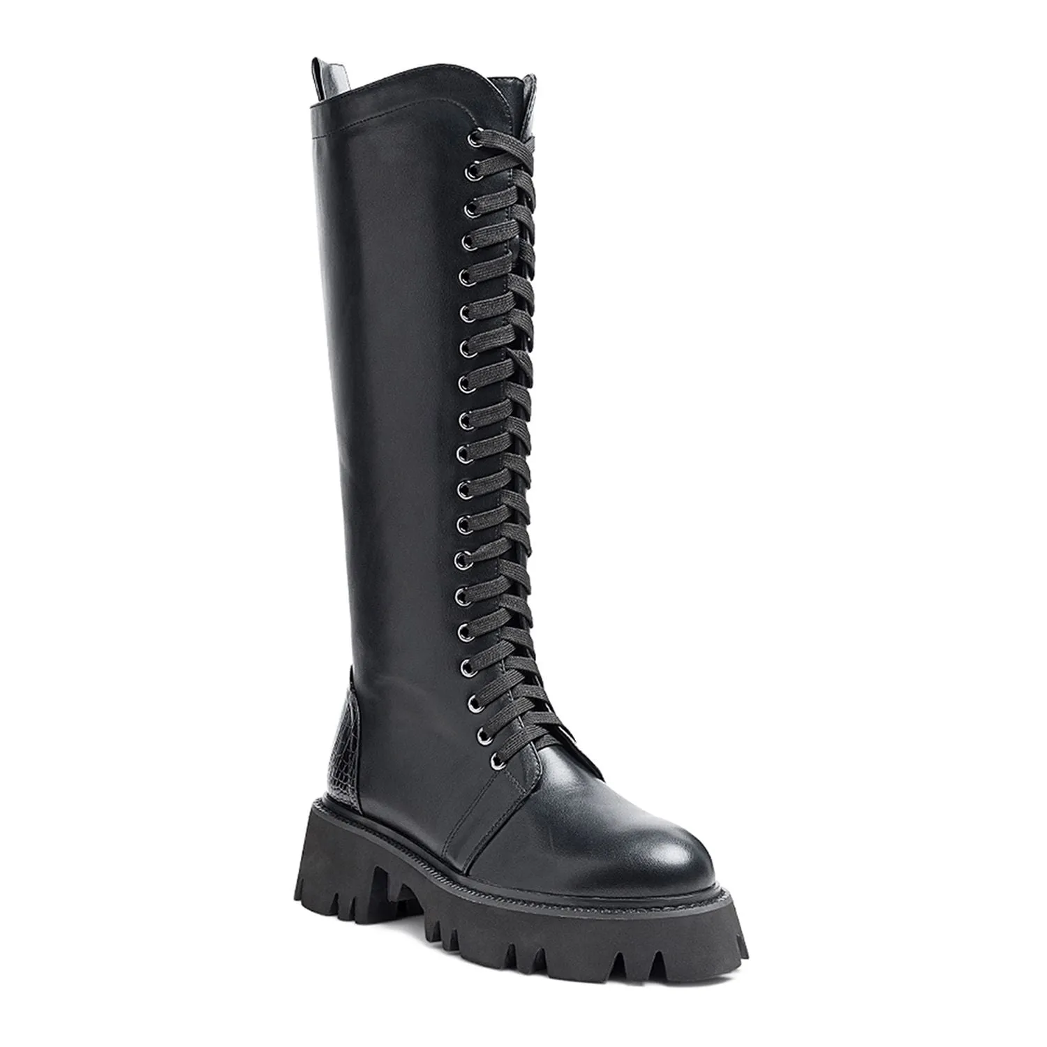 London Rag Women's Chunky Combat Boots London Rag