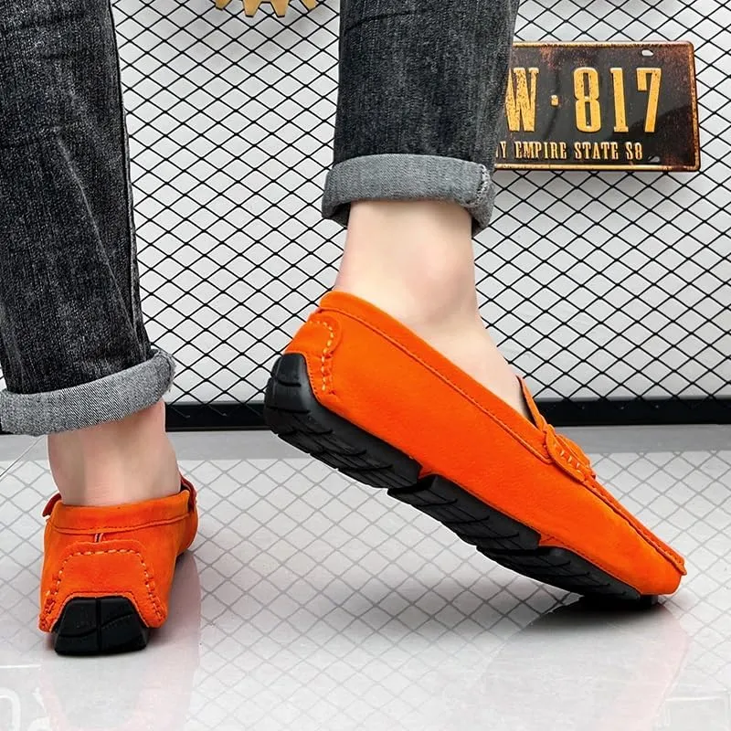 Mens Loafers Penny Loafers with Tassel Suede Vamp Comfortable Resistant Lightweight Party Slip On