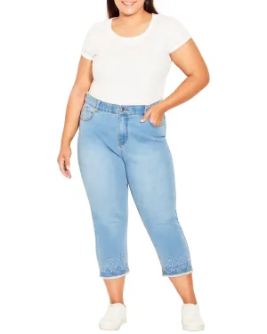 Nikita Crop Jean | Light Wash