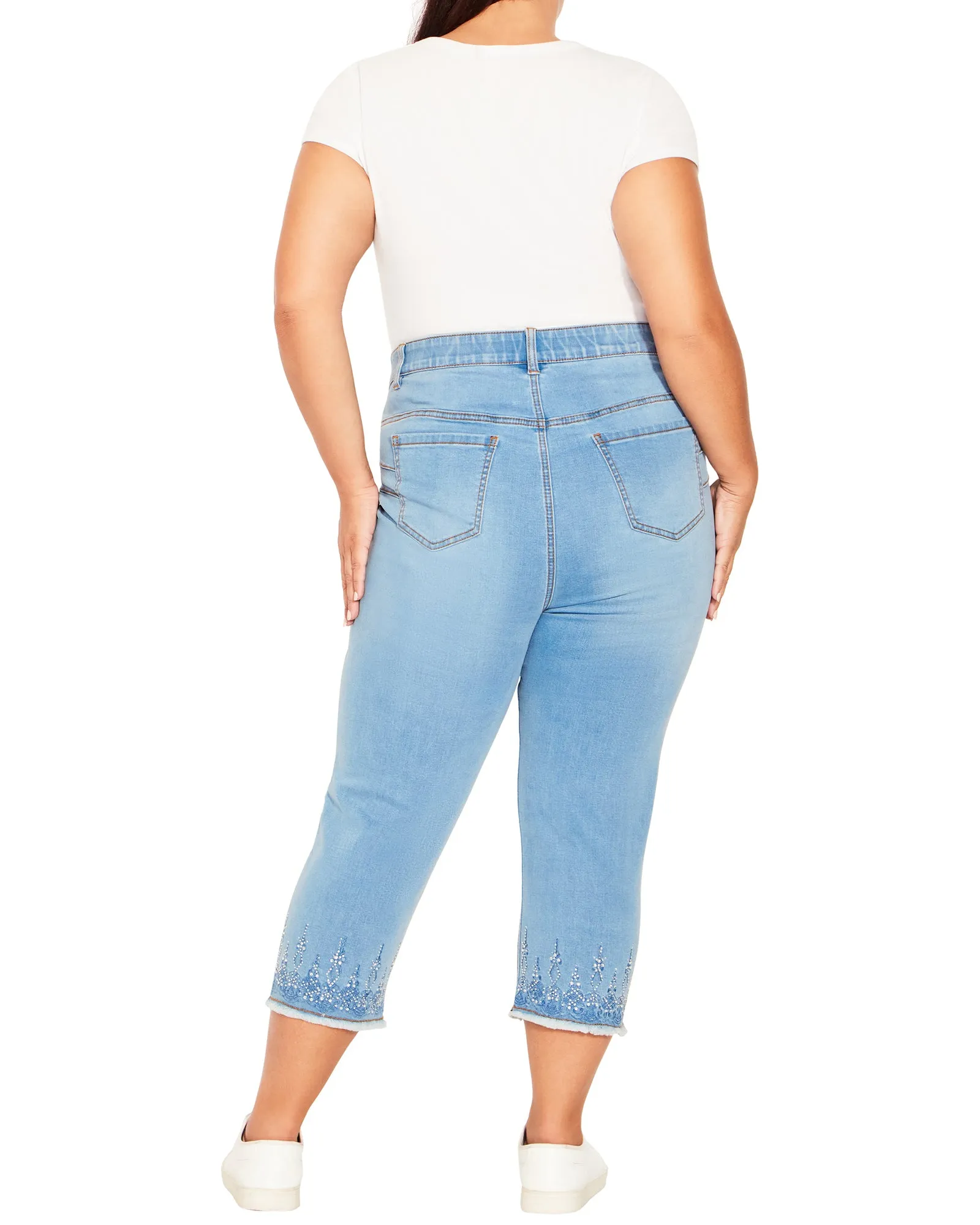 Nikita Crop Jean | Light Wash