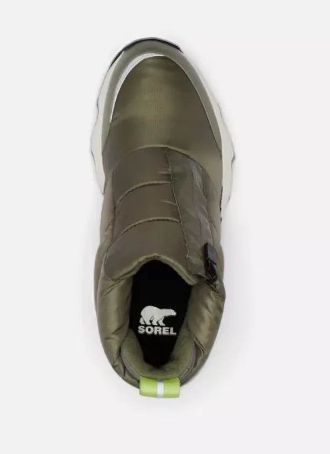 Sorel Kinetic Impact Khaki Puffy Sneaker Boot