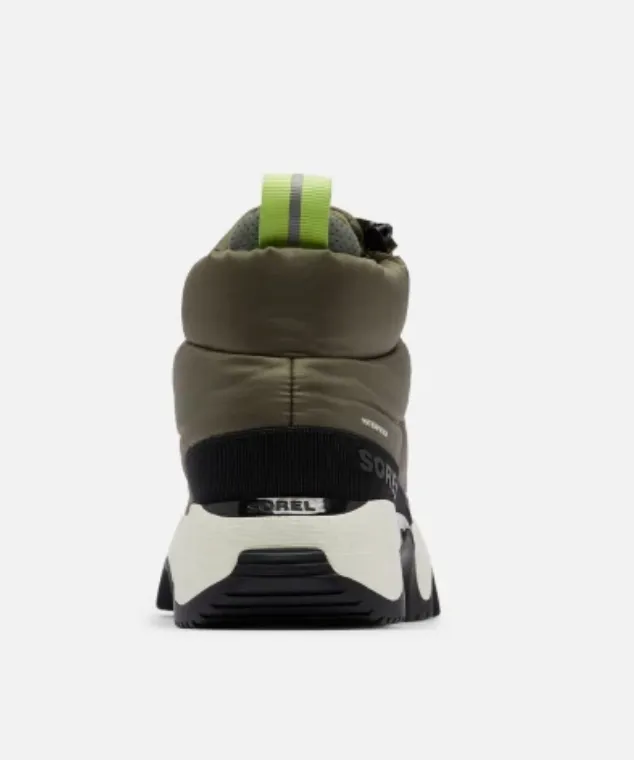 Sorel Kinetic Impact Khaki Puffy Sneaker Boot
