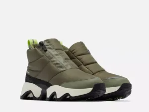 Sorel Kinetic Impact Khaki Puffy Sneaker Boot