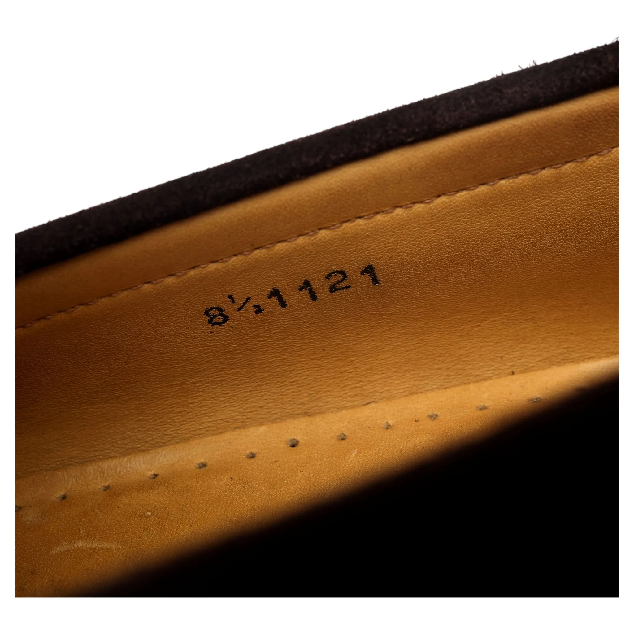 United Arrows 'Coraux' Dark Brown Suede Loafers UK 8.5