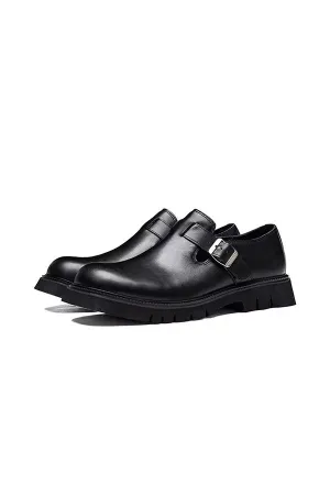 Veltique Elegance Buckle Loafers