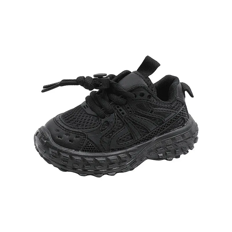 Versatile Breathable Mesh Thick Soled Sneakers