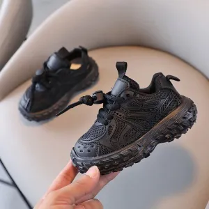 Versatile Breathable Mesh Thick Soled Sneakers