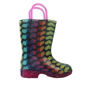 WILDKIN - Rainbow Hearts Rain Boots