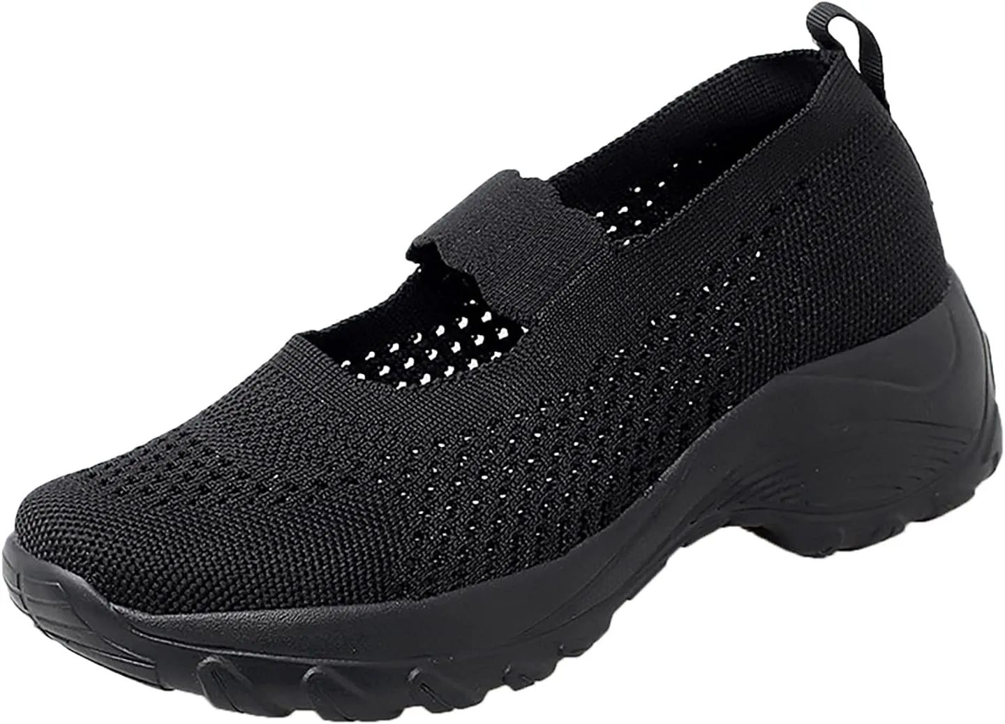 Women Casual Slip On Shoes Comfortable Walking Sneakers Lightweight Canvas Flats Non Slip Breathable Loafers